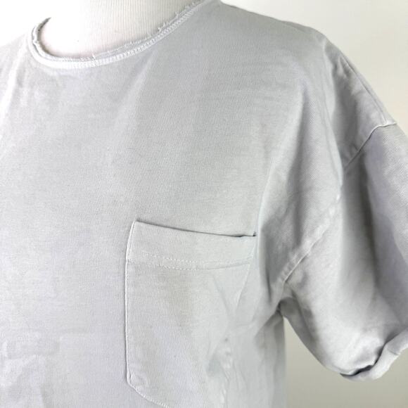 Light Grey High Quality Short Sleeve Tee Women's Shirt Size Small - Picture 2 of 7